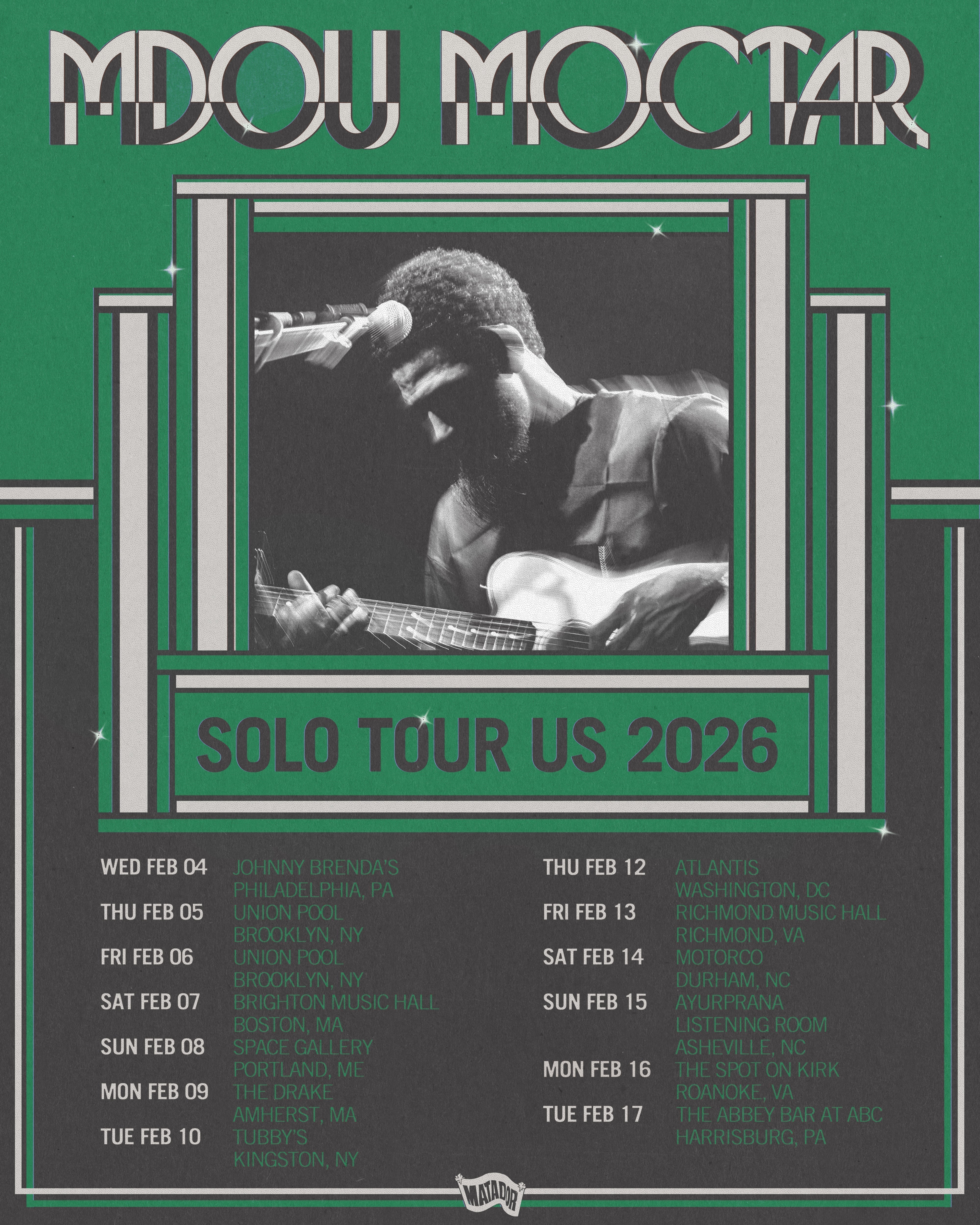 Mdou Moctar - Winter '25 East Coast Solo Tour